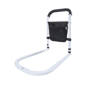 Bed Rail for Seniors, Medical Bed Assist Bar with Storage Pocket and Fall Prevention Safety Hand Guard Grab Bar for Handicap - Product Image 1