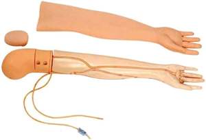 Высокореалистичный тренажер для тренировки в руке манекен для инъекций, набор для обучения флеботомии и венепункции, симулятор с детектором вен - Product Image 2