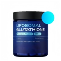 Capsules de glutathion liposomal 1155 mg par dose avec resvératrol et vitamine C, absorption élevée, défense antioxydante cellulaire