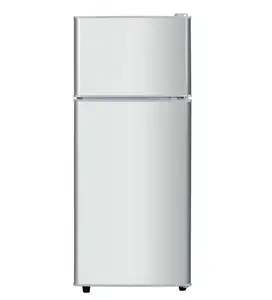 168L 최신 디자인 스테인레스 스틸 탑 마운트 2 도어 미니 냉장고