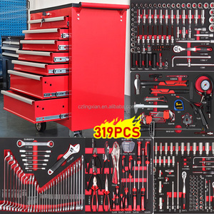 OEM 7 Drawer Metal <strong>Tool</strong> Storage <strong>Trolley</strong> with <strong>Tools</strong> Mobile Red <strong>Tool</strong> Cabinet for Auto Repair Service Centers - Product Image 4