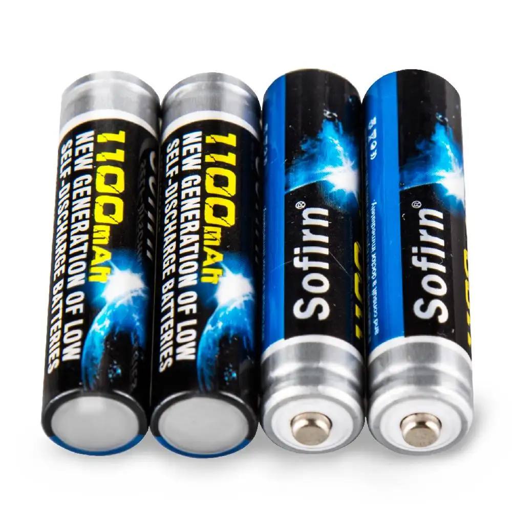 Sofirn 1100mah 1.2v Rechargeable Ni-mh Battery Aaa Or Rechargeable Battery Ni-mh Universal Battery(aaa Type)