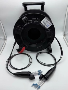 Cable de Fibra Óptica Táctico Portátil OEM LC/UPC-LC/UPC Blindado de 4 Hilos - Carrete de Cable SM Impermeable de 300M para FTTX - Product Image 3