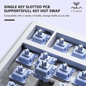 Aula F75 Max Chơi Game Bàn Phím Cơ Khí 75% Có Dây/<span class=keywords><strong>Bluetooth</strong></span>/2.4G Hot-Trao Đổi RGB E-Thể Thao Bàn Phím Với TFT Màn Hình Cho PC Văn Phòng - Product Image 6