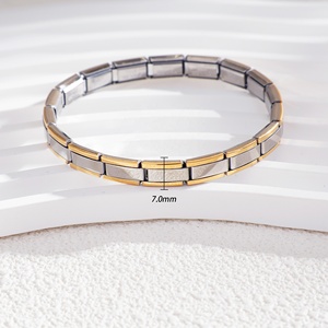 Hot Sell 7Mm Wholesale Italian Charm Ball <b>Beaded</b> <b>Bracelet</b> Cute Stainless Steel <b>Gold</b> Silver Gift Starter - Product Image 4