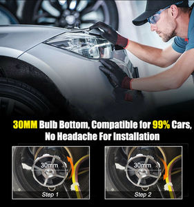Faros para Camión, Luces para Motocicleta, Bombilla LED para Coche 12V 60W CSP 3570, Luz Delantera CSP Nueva para la Industria Automotriz, Haz Único 3800lm - Product Image 3