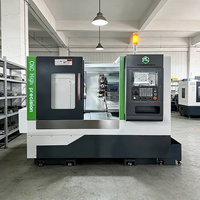 Schuine Bed CNC-freesmachine draaibank voor multifunctionele metaalbewerking 3-assige hoge precisie mini-draaibank