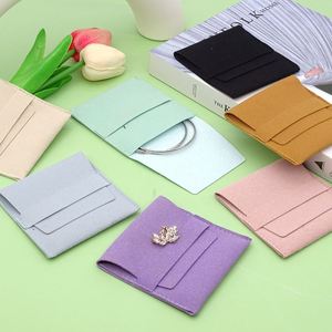 Offre Spéciale – Mini Pochettes de Luxe en Velours pour Bijoux (Boucles d'Oreilles, Montres, Colliers) – Sacs d'Emballage Réutilisables en Microfibre et Daim avec Rabat Personnalisable - Product Image 4
