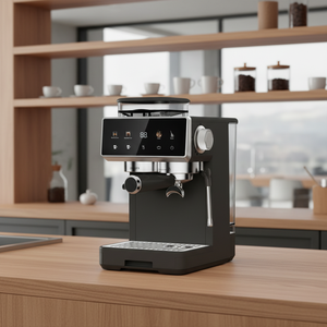 <span class=keywords><strong>Cafetera</strong></span> Espresso Digital Profesional con Molinillo, Doble Caldera, Vaporizador, Enchufe Europeo, para Café <span class=keywords><strong>Expresso</strong></span> - Product Image 5