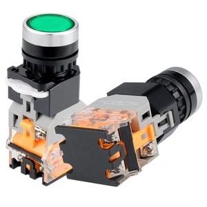 LA38 anlık sıfırlama/kilitleme kilidi ledli basmalı düğme anahtarı - Product Image 4