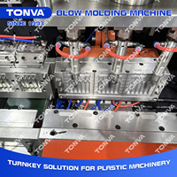 Machine de soufflage par extrusion automatique pour ampoules monodose en PE, connectées par bande, pour flacons et ampoules à presser en plastique