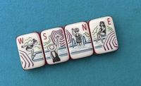 Walk with Me Mahjong : Tuiles de Mahjong 7 couches Walk with Me, Tuiles de Mahjong Crisloid Walk with Me