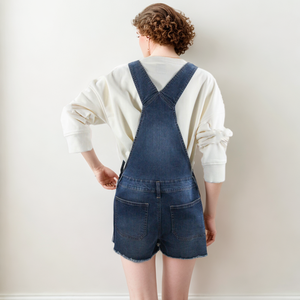 Girls <strong>Short</strong> Jeans Bib Overalls Casual Wear Summer <strong>Short</strong> Denim <strong>Dungarees</strong> for <strong>Ladies</strong> High Quality Denim Jumpsuit for Womens - Product Image 2