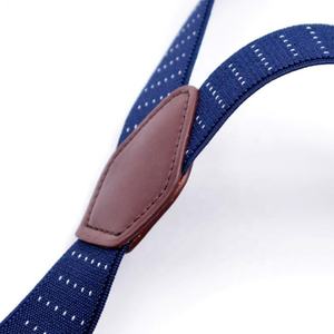 Chemise à pois personnalisée en polyester <span class=keywords><strong>bleu</strong></span> <span class=keywords><strong>marine</strong></span> avec <span class=keywords><strong>porte</strong></span>-jarretelles pour homme - Product Image 5