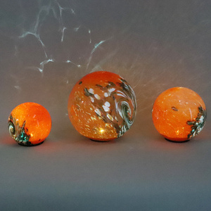 Lampes de <span class=keywords><strong>jardin</strong></span> à énergie <span class=keywords><strong>solaire</strong></span> pour la décoration de la maison de vacances en gros Grandes boules de verre artistiques Boules décoratives classiques vintage - Product Image 4