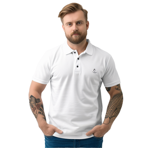 Men's Vintage Rib Neck Collar With <b>Orange</b> Contrast <b>Polo</b> Shirt Custom Colors Solid Pattern Men's Plain Colored <b>Polo</b> T-Shirt - Product Image 1