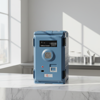 Sunmax Elektrische Kommerzielle Isolierte PU-Speisenwärmebox mit Edelstahloberfläche für Catering, Restaurant, Mahlzeiten-Transport und -Lagerung