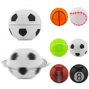 Most Popular Colorful Plastic 3D Hand Spinner Sports Soccer Basketball Baseball Promotion Toy for Kids Boys and Girls