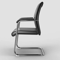 Chaise de bureau pivotante en cuir moderne bon marché fabriquée en Chine, prix des meubles, chaise de visiteur de bureau, chaise de bureau pour enseignant