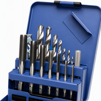 Kit d'outils de taraudage professionnel à longue durée de vie, système métrique, jeu de tarauds et filières pour le taraudage de filetages fins