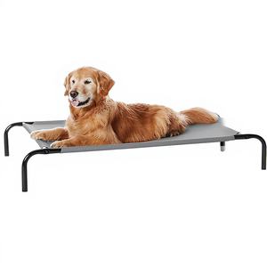 Hantu Koelende Ademende Verhoogde Hondendeken met IJzeren Buis & Textiel Frame 31x51x8 Inch Waterdicht Huisdier Campingmeubilair - Product Image 4