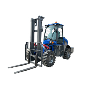 الصينية 4WD كل رافعة شوكية مفصلية الإطار 4x4 قبالة الطريق رافعة شوكية 5 طن 4 طن 3.5 طن 3 طن مصغرة رافعة شوكية للأراضي الوعرة رافعة شوكية - Product Image 1