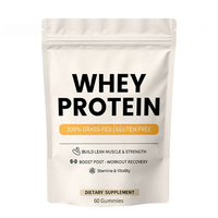 Gummies Protéinés VitaSpring au Whey : Énergie, Santé Musculaire, Amélioration de l'Immunité, Supplément de Créatine, Sans Sucre, Végétaliens