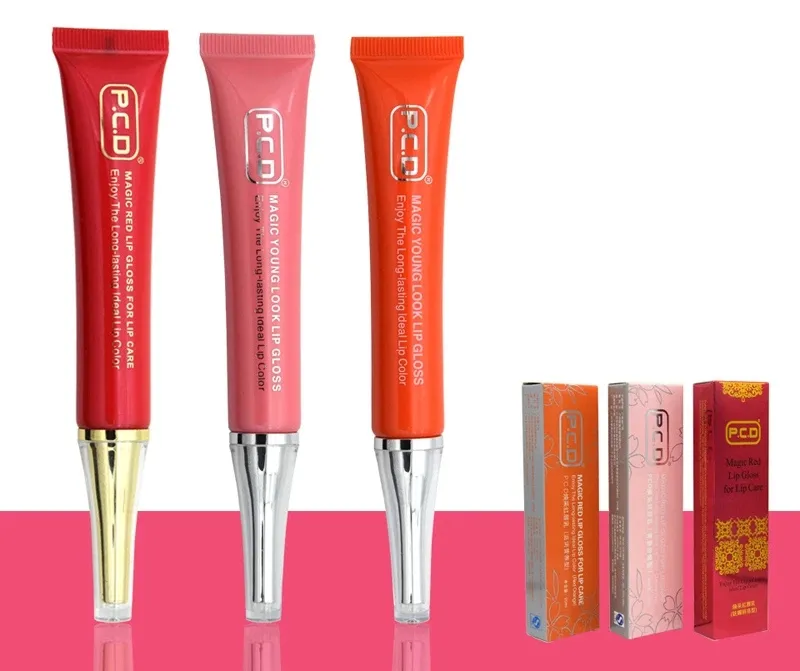 20ml Microblading Pink/Red/Orange PCD Lip Gloss Cream Waterproof Long Lasting Moist Lip Gloss Lip Makeup Cosmetics Beauty Tool