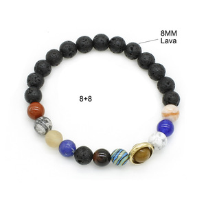 Nueva gran oferta Welwish Children's Stone Star Galaxy <span class=keywords><strong>pulsera</strong></span> ocho pulseras planetarias para aniversario - Product Image 4