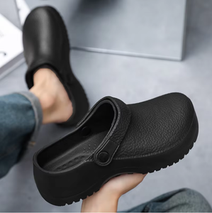 Résistant à l'usure antidérapant respirant hiver caoutchouc infirmière Chef sabot <span class=keywords><strong>Kickers</strong></span> chaussures chaussures de sécurité médicale sans dentelle - Product Image 6