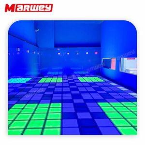 Jeux de sol interactifs populaires à projection : Jeu de <span class=keywords><strong>marelle</strong></span>, Jeu de grille, Jeu de danse et Jeu de sol à détection de pression, avec éclairage LED au sol - Product Image 4
