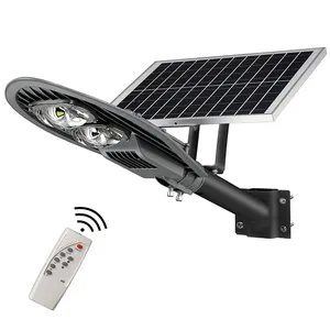 Yüksek kaliteli ip65 su geçirmez açık hava sensörü 50 80 100 150 watt LED güneş enerjili sokak ışığı