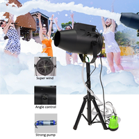 Machine à mousse de scène 2000W, canon à mousse haute puissance, angle réglable pour fêtes aquatiques estivales, événements extérieurs, parcs aquatiques