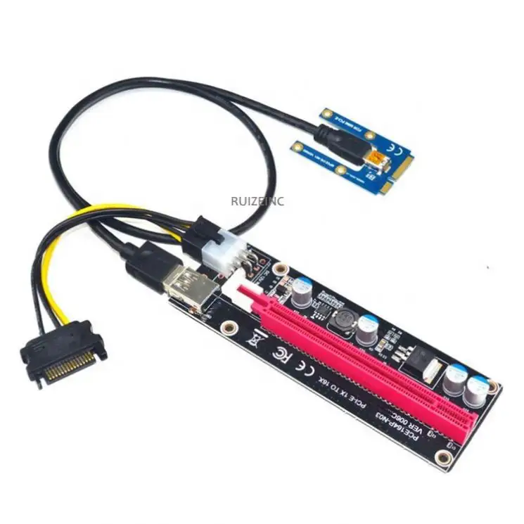 Mini PCIe to PCI express PCIE 16X Riser Card Adapter for Laptop External EXP GDC mPCIe to PCI-e slot Card SRUIS