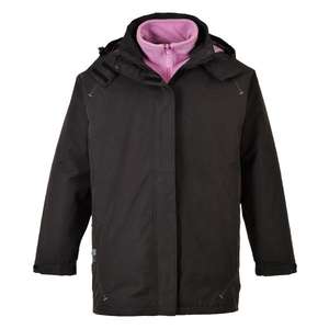 PORTWEST-Chaqueta negra para mujer S571BKRXXL Elgin 3 en 1-EAN 5036108173792 ALL WATHER PROTECTION - Product Image 1