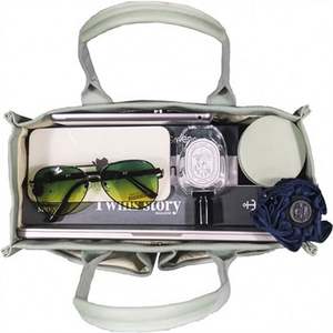 Sac à bandoulière multi-poches imperméable et durable, grande capacité, sac fourre-tout pour femme avec poignée, style campagnard - Product Image 5