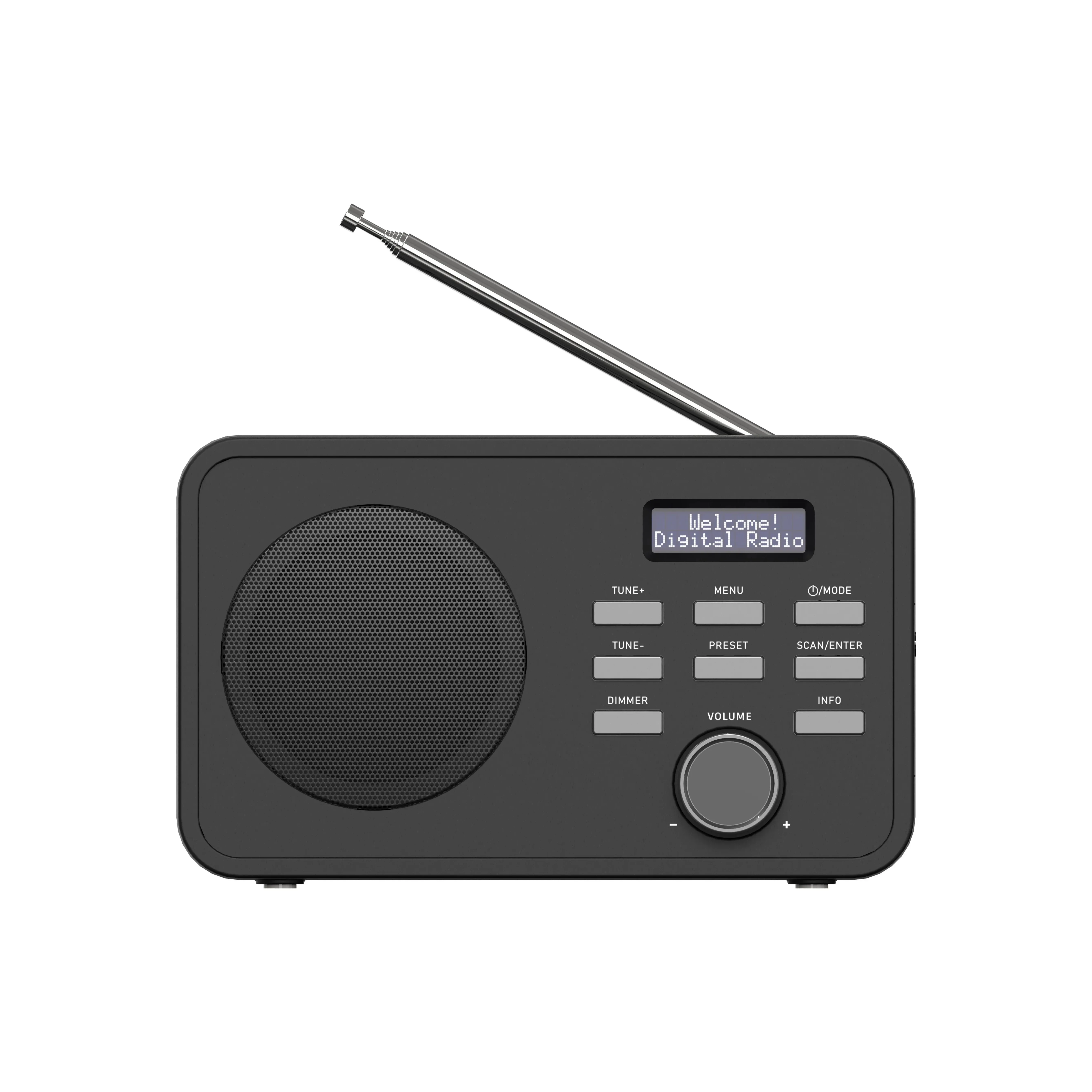 Industrie-Toonaangevende Fm Draagbare Radio-Ontvanger Met Blu-Tand, Cd & Cassettespeler, Kosteneffectief, Ues Voor Thuis, Auto