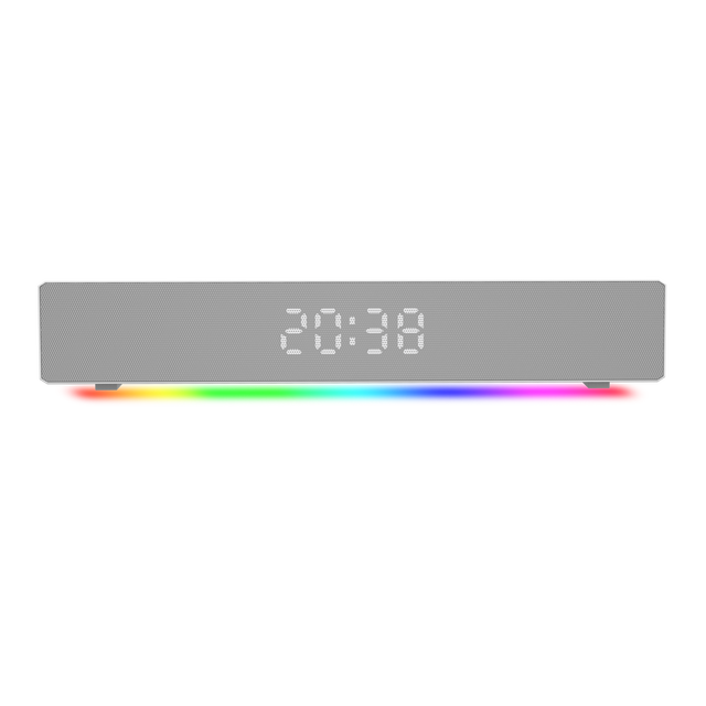 PJT-BSP2318 Soundbar for Gaming Multi-Function Wireless RGB Lighting TV Speaker with RGB Lighting Supports AUX/USB/TF Card