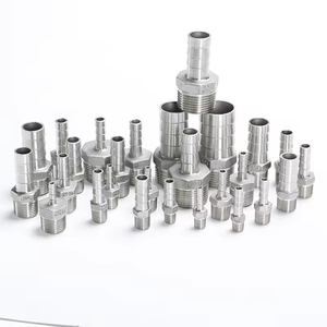 <span class=keywords><strong>Raccord</strong></span> hexagonal en acier inoxydable 304, <span class=keywords><strong>tuyau</strong></span> en acier inoxydable, boucle pneumatique en forme d'écailles de poisson - Product Image 1