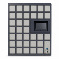 Armoire à clés intelligente RFID murale avec gestion des clés et suivi en temps réel pour atelier de réparation automobile et station de lavage de voitures