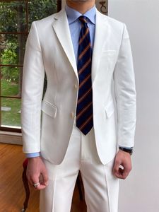 Traje de Negocios de 3 Piezas <span class=keywords><strong>para</strong></span> Hombre, Corte Entallado, 100% Lana, con Cuentas, Chaqueta, Chaleco y Pantalones, Ideal <span class=keywords><strong>para</strong></span> Bodas - Product Image 6