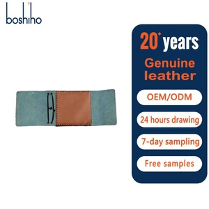 Cartera Corta Unisex de Cuero Genuino Crazy Horse, Estilo Vintage, con Ranuras para Tarjetas, Anti-Robo, a la Moda - Product Image 1