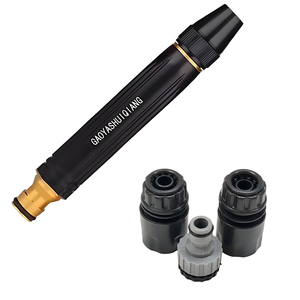 Pistola a spruzzo regolabile ad alta pressione con connettore per tubo, per lavaggio <span class=keywords><strong>auto</strong></span> e irrigazione giardino - Product Image 2