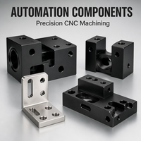 Support de capteur d'automatisation personnalisé, composants de précision usinés CNC en acier inoxydable/aluminium