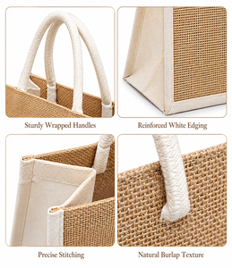 Wholesale Cotton Canvas Shoulder <b>Bag</b> Custom Logo Multi <b>Pocket</b> Outdoor Travel <b>Tote</b> Handbag Embroidery - Product Image 6