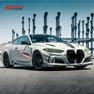 BH STYLE HALF CARBON FIBER FRONT BUMPER FOR 2021 BMW 4 SERIES G82 M4