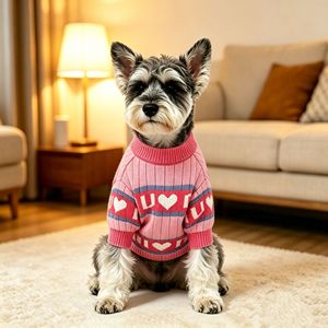 Suéter Rosa para Perro, Diseño de Moda de Alta Calidad, Sudadera para Perro, Ropa para Perro de Otoño e Invierno - Product Image 4