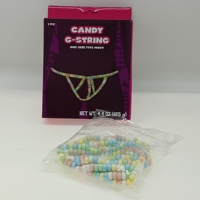 Cadeau surprise pour la Saint-Valentin, bonbons sexy, design C-string, bonbons pour pyjama-party, accessoire de fête, bonbons sexy, sous-vêtements sexy en bonbons