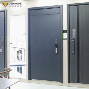 <span class=keywords><strong>Porte</strong></span> <span class=keywords><strong>de</strong></span> sécurité minimaliste en acier inoxydable JBDHOME pour villa moderne, <span class=keywords><strong>entrée</strong></span> principale, <span class=keywords><strong>entrée</strong></span> extérieure et utilisation en chambre, design étanche - Product Image 3