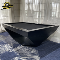 2025 Wanyaju Factory Tables de billard multi-jeux avec bancs 7FT 8FT 9FT Wood 3in1 Ensemble de tables de billard américain de qualité supérieure personnalisable
